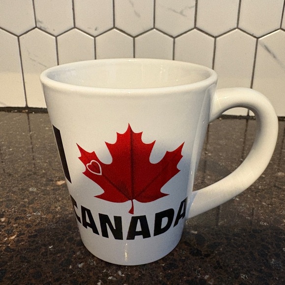 I love Canada White and Red Mug- 4” tall - Picture 2 of 4